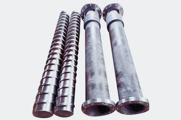 熱喂料橡膠擠出機(jī)螺桿與機(jī)筒實(shí)物圖片