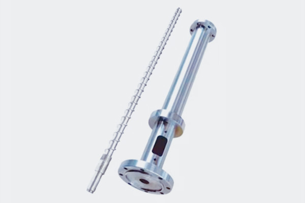 冷喂料橡膠擠出機(jī)螺桿與機(jī)筒實(shí)物圖片